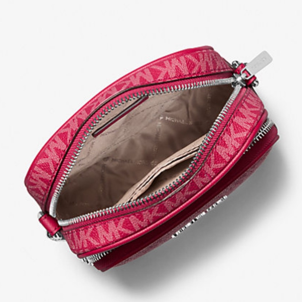 MICHAEL KORS Jet Set Travel Md Signature Logo Crossbody Flight Bag
DK RASPBERRY - Picture 2 of 16